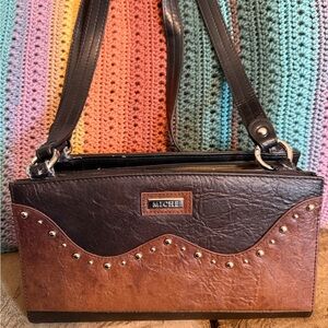 MICHE - Classic Bag Shell - "Brandi" - western look faux leather